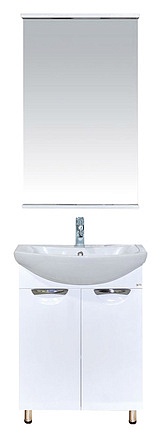 Тумба с раковиной Misty Лаванда 60 белый