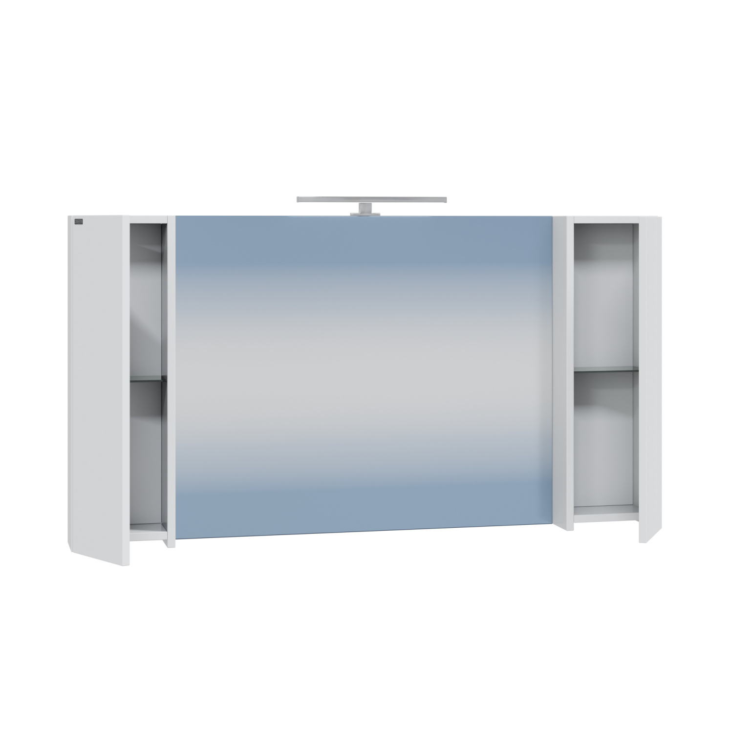 Зеркало со шкафчиком Санта Вега 120 свет, белый