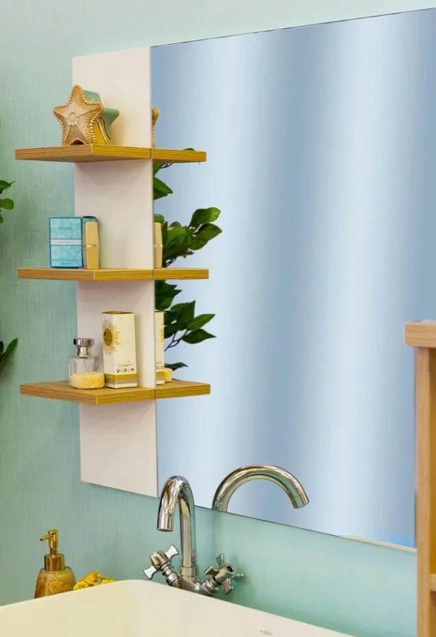 Зеркало Sanflor Ингрид 80 белый матовый, швейцарский вяз от магазина Vanna-Vanna.ru!