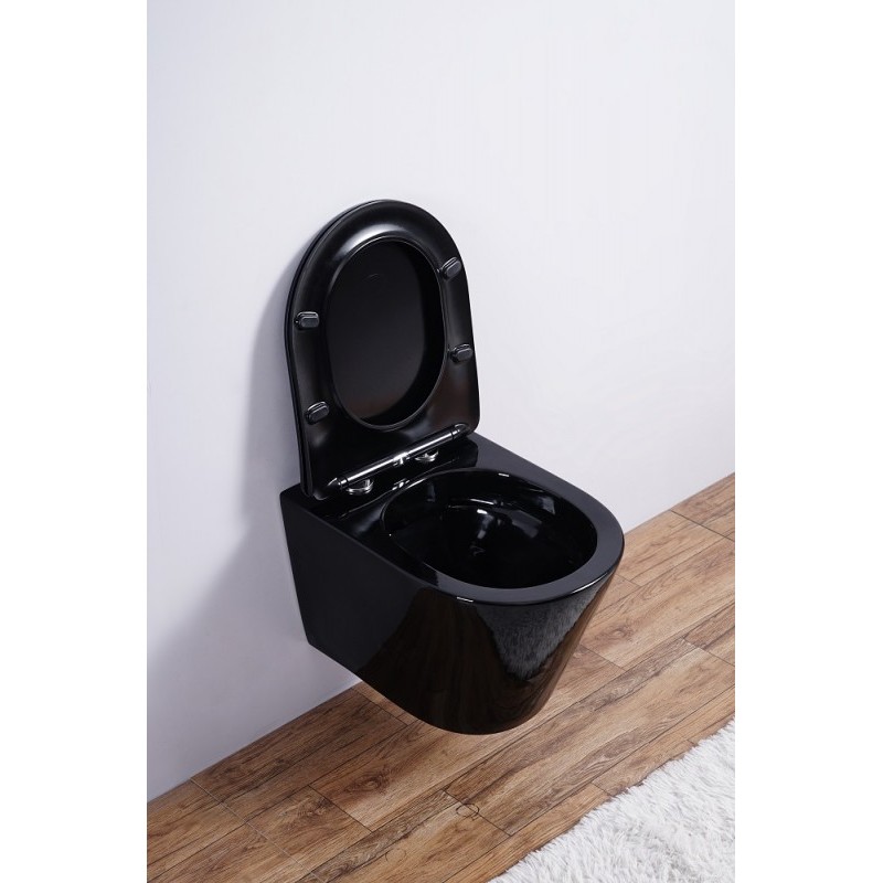 Унитаз подвесной Esbano CLAVEL (Black) 480x360x355