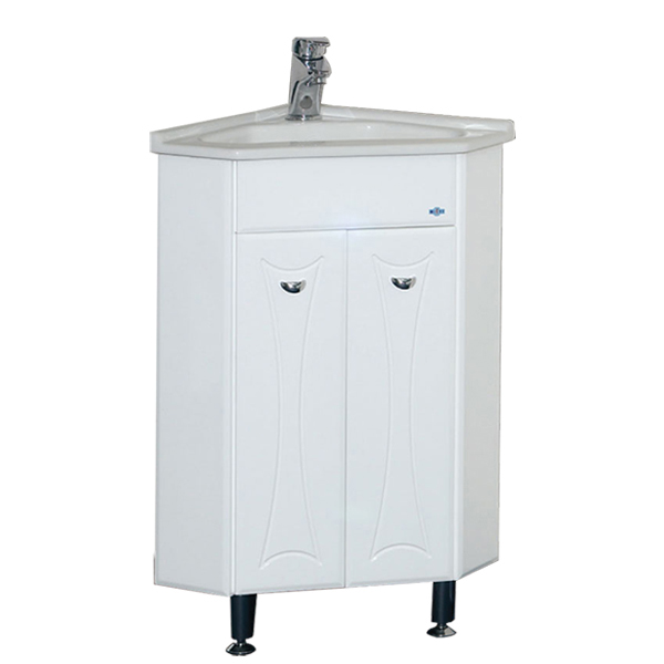 Тумба с раковиной Misty Лотос 40 угловая