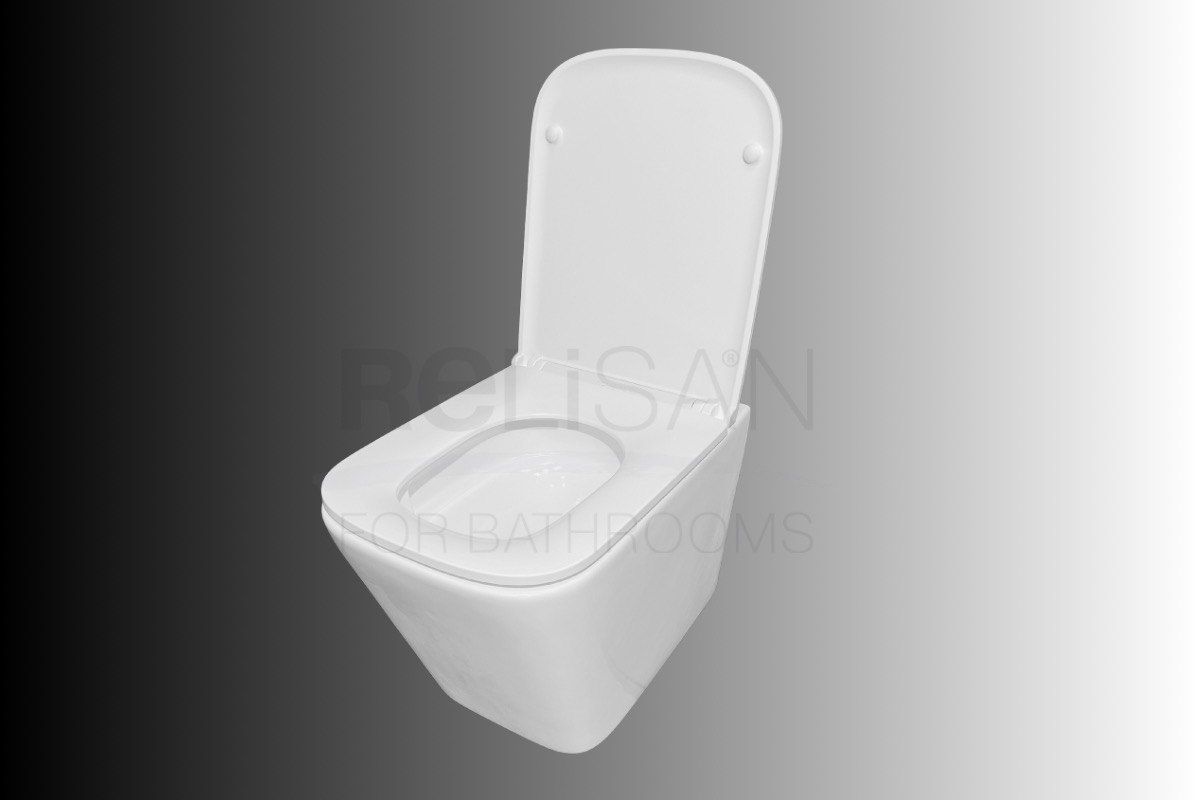 Унитаз подвесной WM 719/смыв торнадо, белый