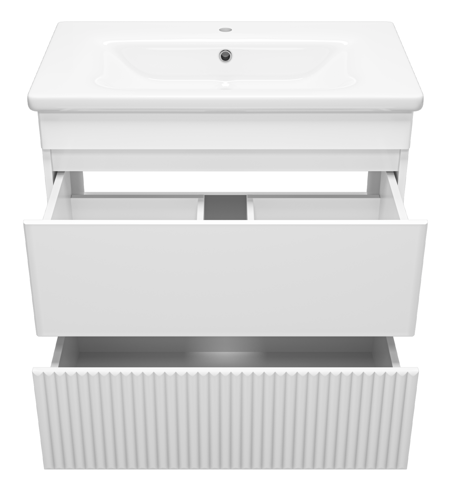 Тумба с раковиной Misty Мира 80 белый