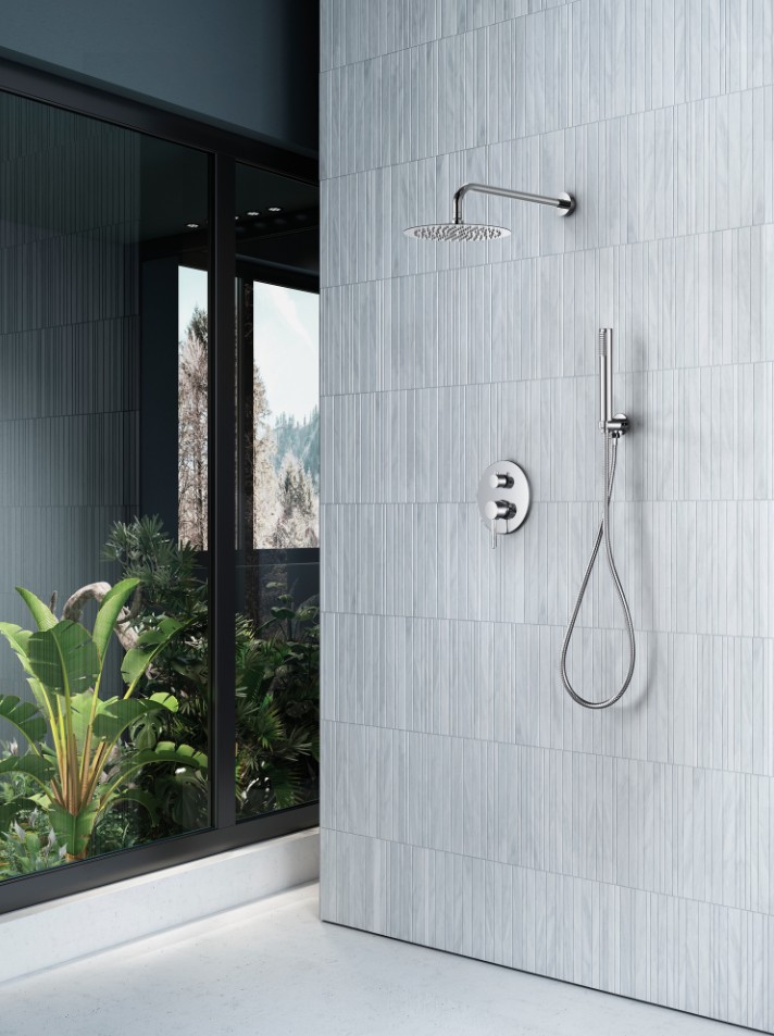 Душевой комплект SantiLine SL-9017 хром