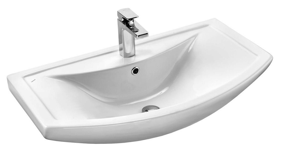 Тумба с раковиной Francesca Империя 80 напольная, 3 дверцы, венге