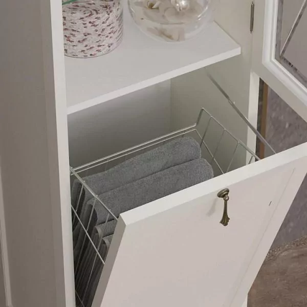 Пенал Opadiris Борджи 45 R с корзиной, слоновая кость