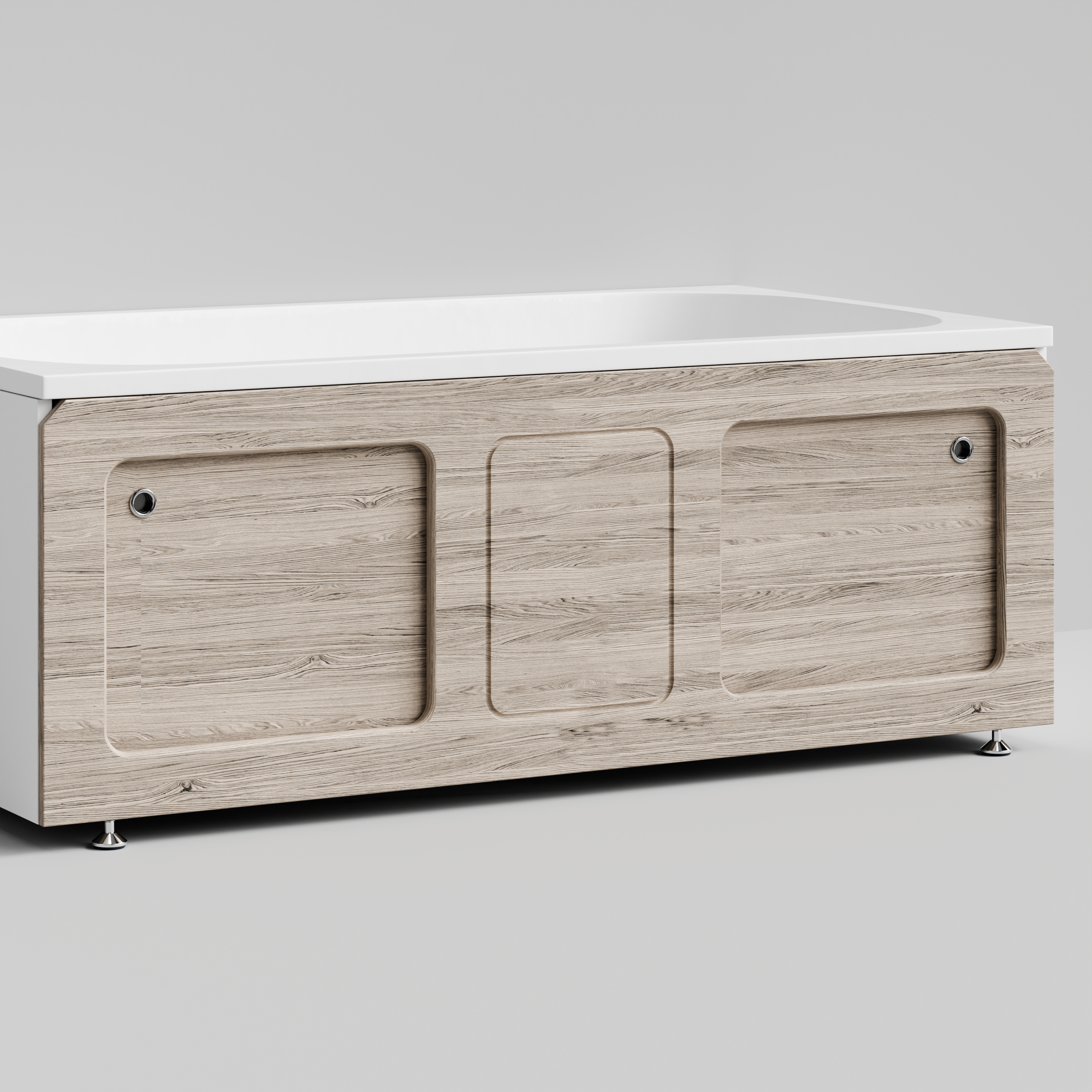 Экран под ванну Vod-ok Хит 150 раздвижной Дубослив ореховый светлый