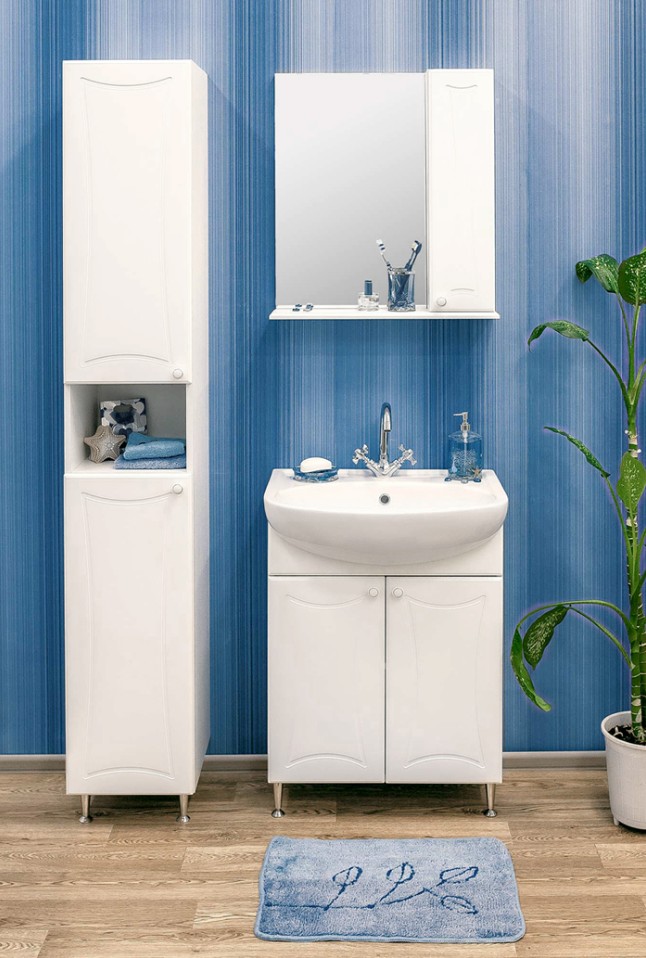 Зеркало с шкафчиком Sanflor Карина 60 R