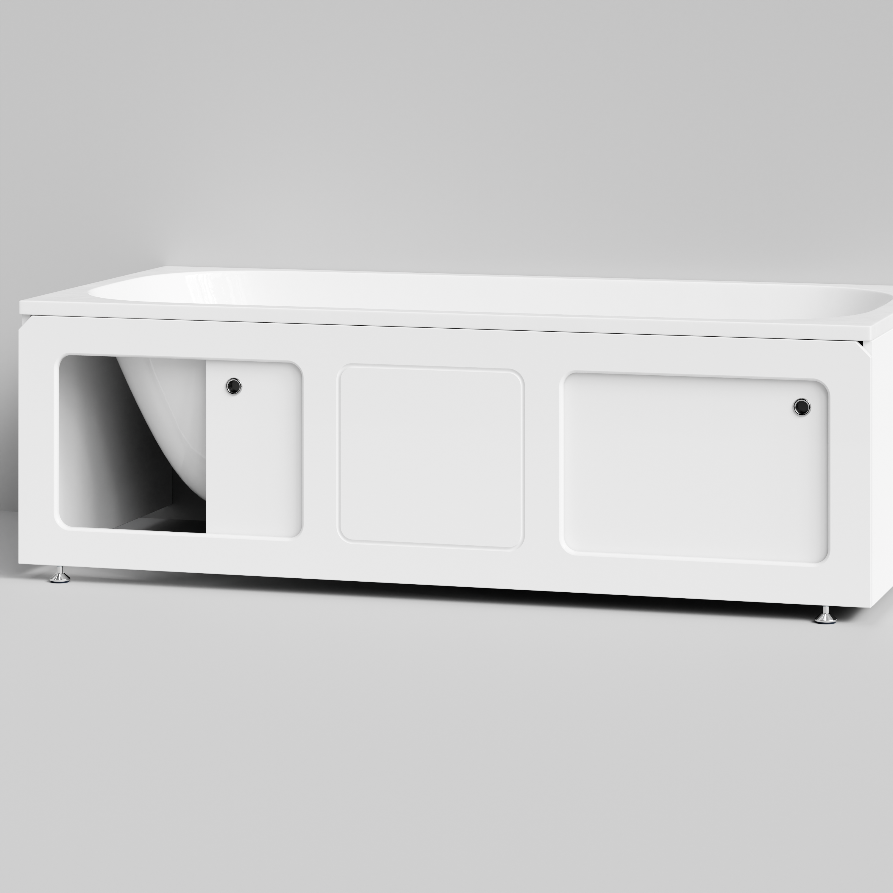 Экран под ванну Vod-ok Хит 180 раздвижной белый + 15 цветов