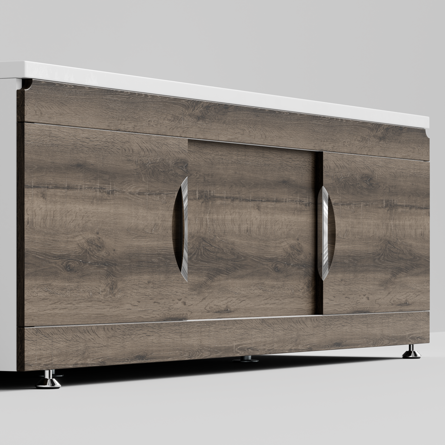 Экран под ванну Vod-ok Топ 180 раздвижной Дуб крымский коричневый