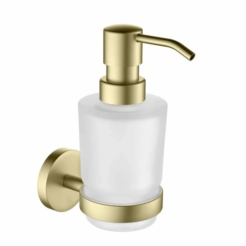 Дозатор для мыла Timo Saona 13039/17 подвесной, матовое золото от магазина Vanna-Vanna.ru!