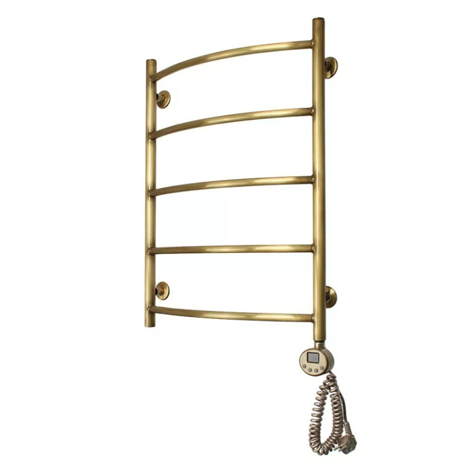 Полотенцесушитель электрический Domoterm Калипсо П5 500х700 АБР ER правый, античная бронза