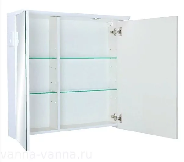 Мебель для ванной Bellezza Анкона 70 см комплект, напольный, белый