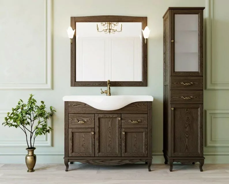 Зеркало ValenHouse Эллина 105 свет, кальяри, бронза