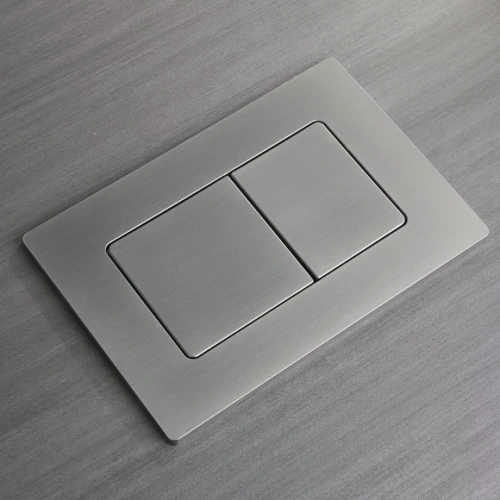 Кнопка смыва Veconi FLUSH V8, FLV8-GM, 240х162х7, пластик, оружейная сталь матовая от магазина Vanna-Vanna.ru!