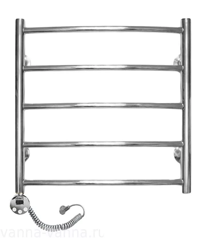 Полотенцесушитель электрический Domoterm Калипсо П5 500x500 EL с терморегулятором, хром