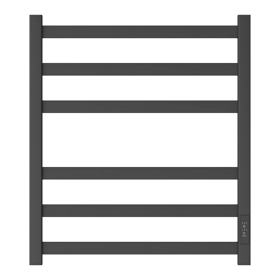 Полотенцесушитель электрический APEXTERMO Terra TR00165BM 600x500, черный матовый