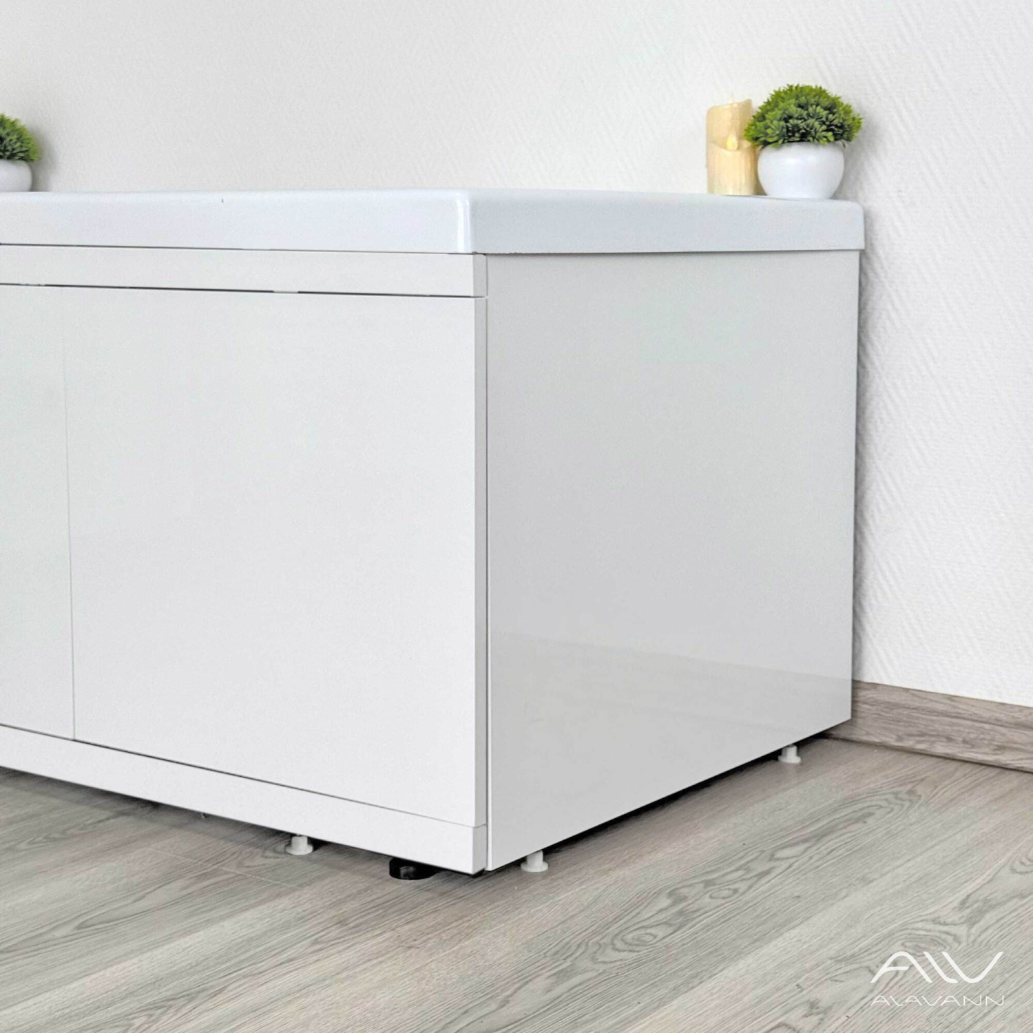 Экран под ванну Alavann Rita 75 торцевой белый