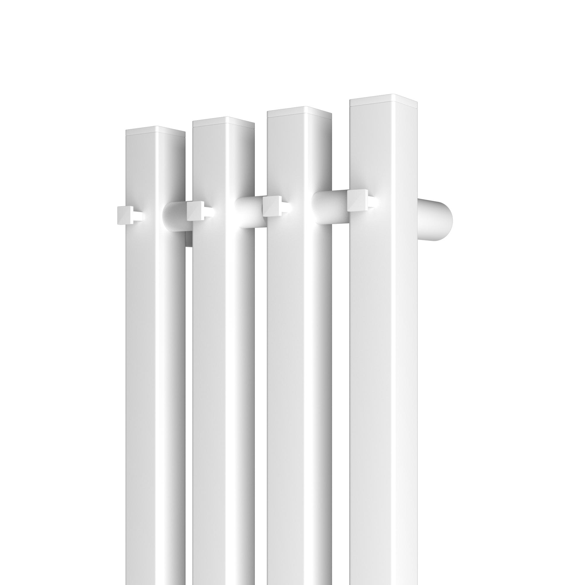 Полотенцесушитель электрический APEXTERMO Sirius SR10113WM 1100x180 с крючками, белый матовый