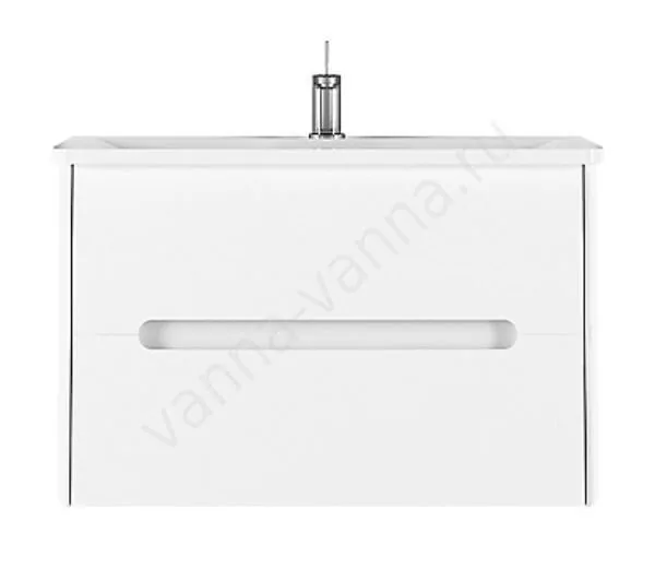 Тумба подвесная Vod-ok Elite Флорена 90 с раковиной Adel 90, белая от магазина Vanna-Vanna.ru!