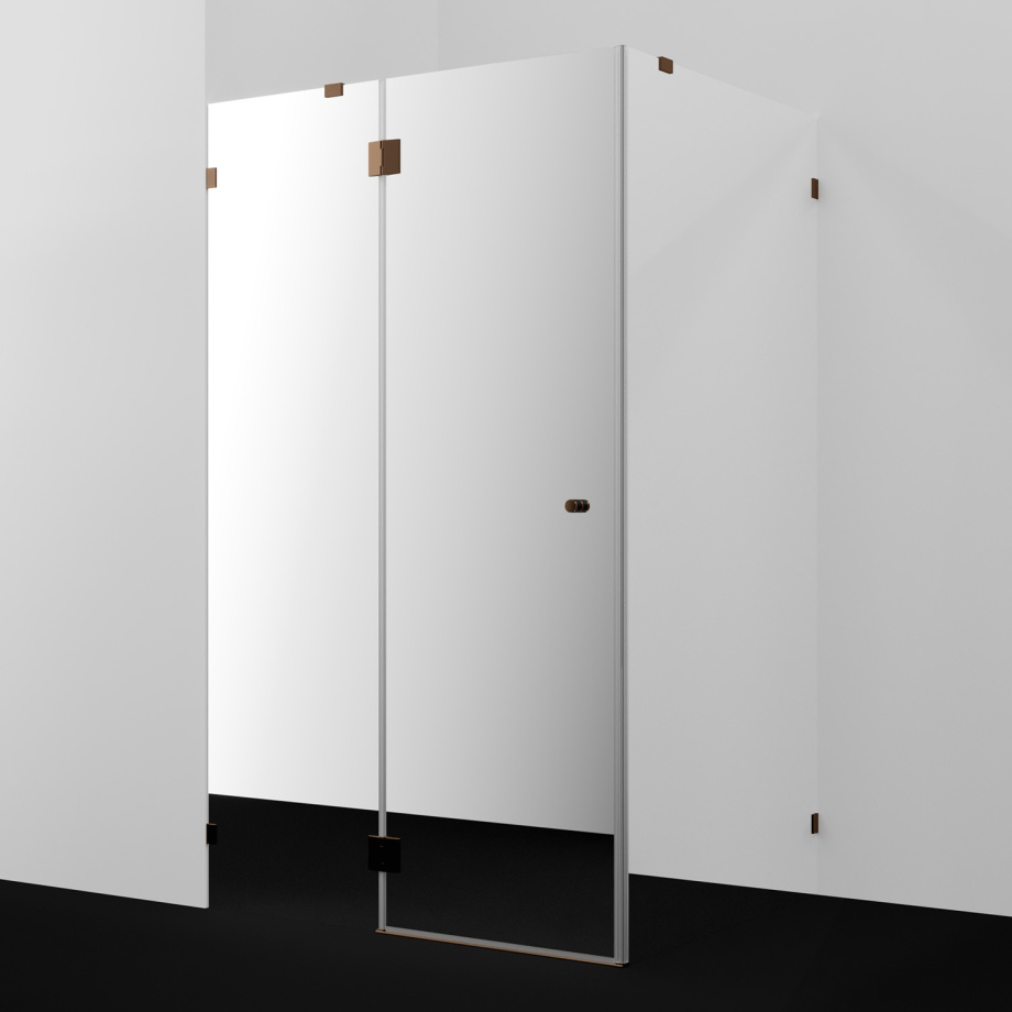 Душевой уголок WasserKRAFT Paar 88H07L-MR зеркальное стекло, левая ориентация