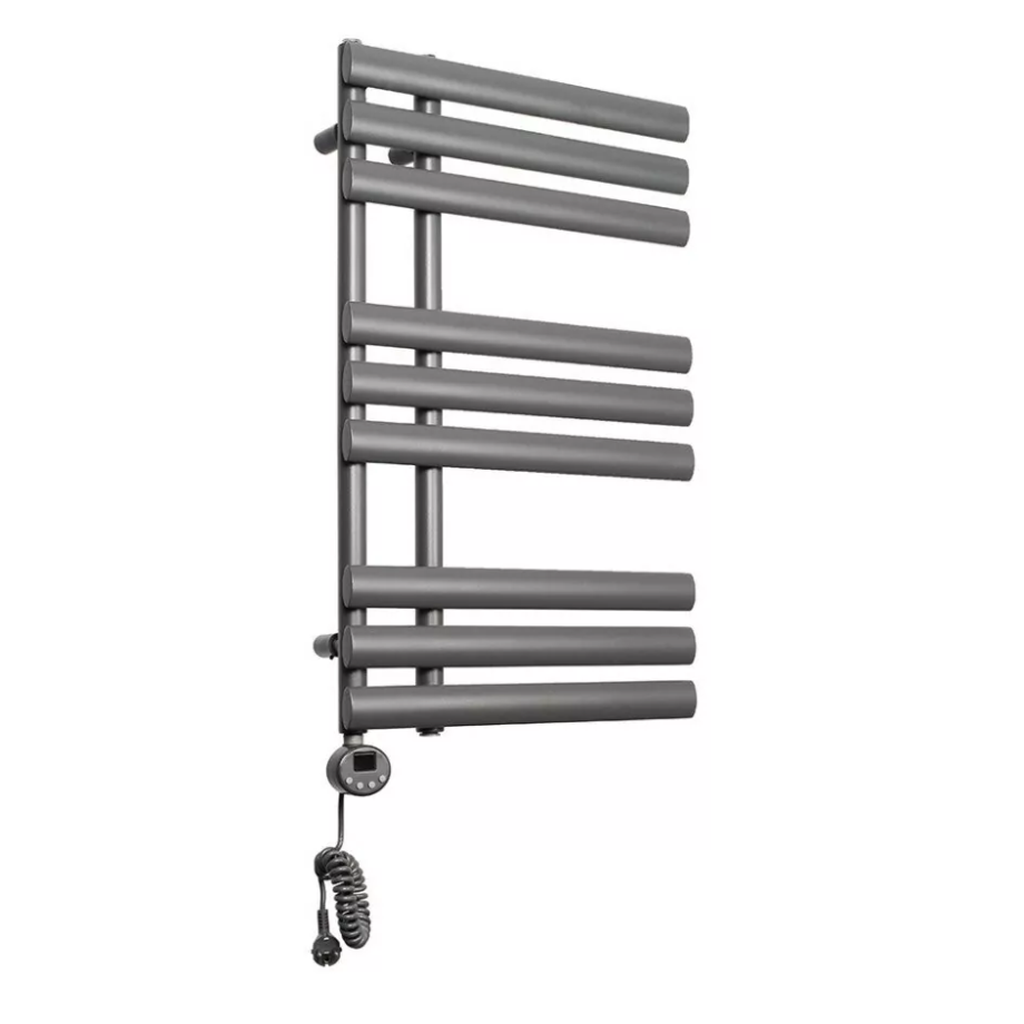 Полотенцесушитель электрический Domoterm Гамма П9 500х820 EL левый, графит