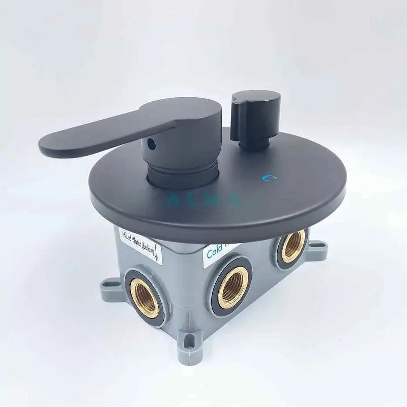 Душевой комплект ALMAes Ruver TVZ-8830 черный матовый