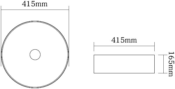 Раковина SantiLine SL-1057MB накладная, черный матовый
