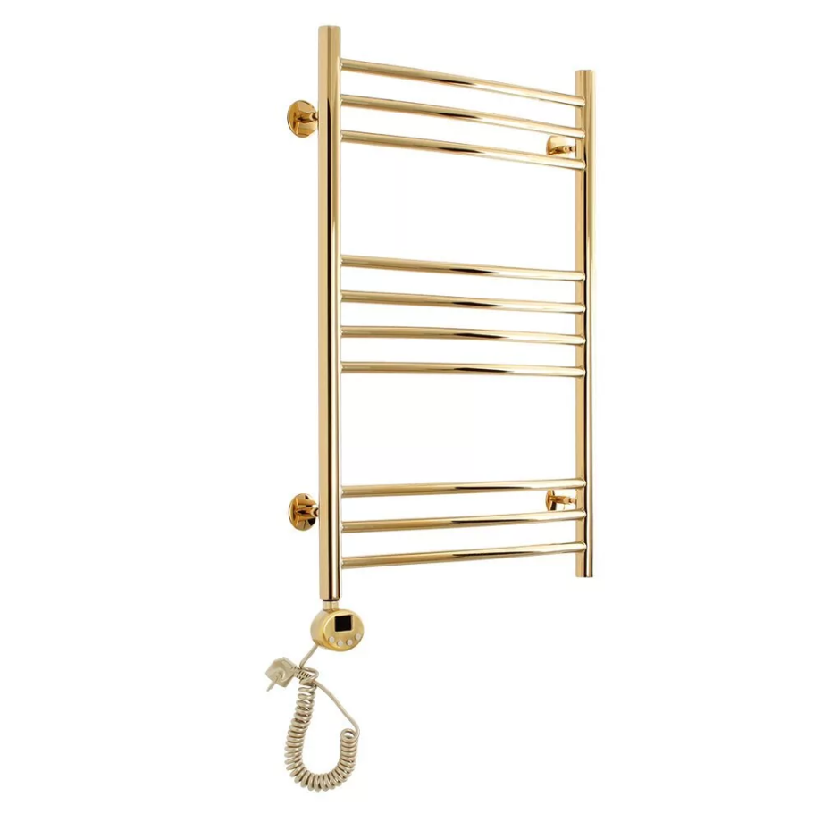 Полотенцесушитель электрический Domoterm Калипсо П10 500X800 EL левый, золото
