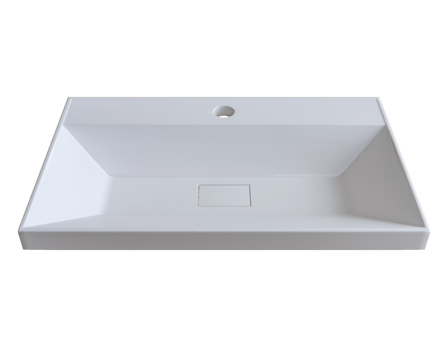 Тумба подвесная Corozo Блисс 60 с раковиной Classica Slim 60, белая