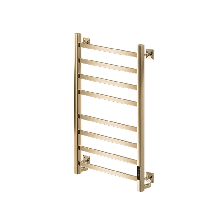 Полотенцесушитель электрический Veconi Barro-A B8050G-A 500х800, золото матовое