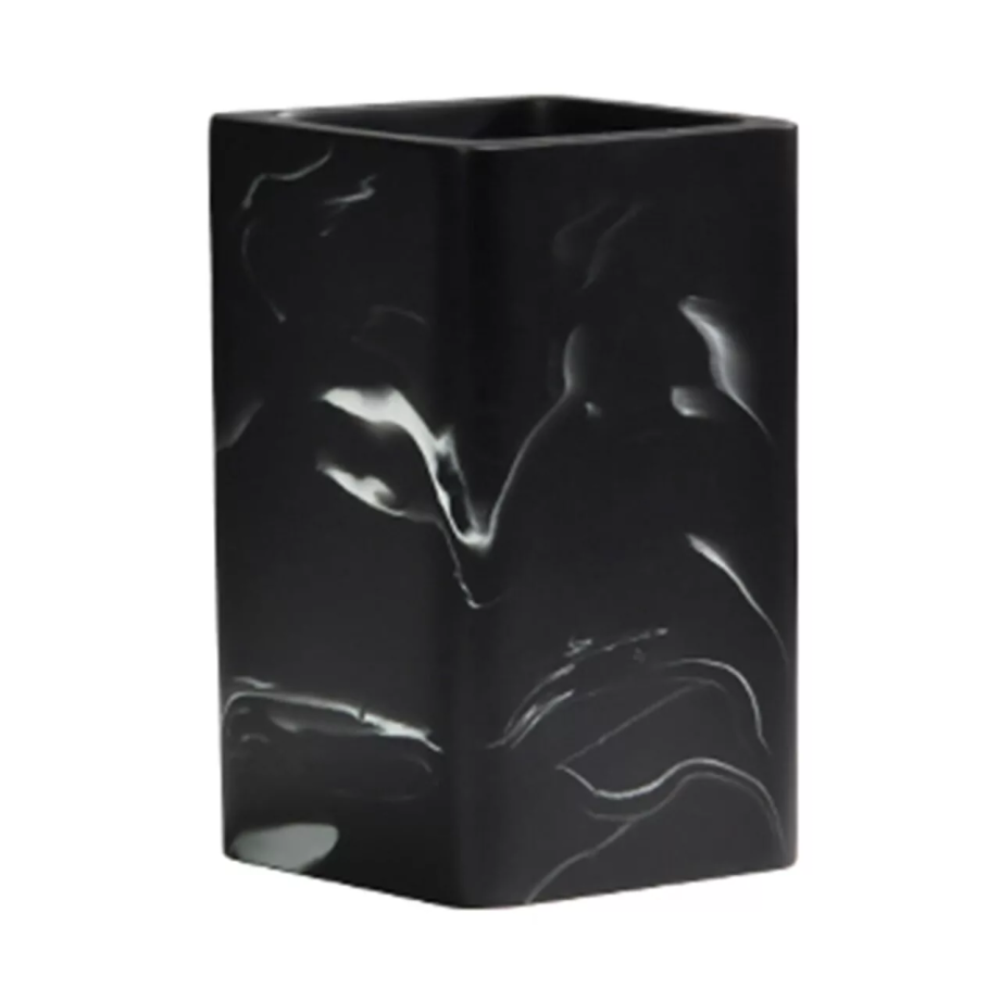 Стакан для щеток WasserKraft Paar K-4228 черный мрамор