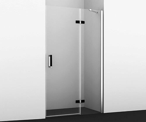 Душевая дверь WasserKraft Aller 10H05RBLACK MATT 120 в нишу, распашная, прозрачное стекло, хром, черные вставки Душевая дверь WasserKraft Aller 10H05RBLACK MATT 120 в нишу, распашная, прозрачное стекло, хром, черные вставки