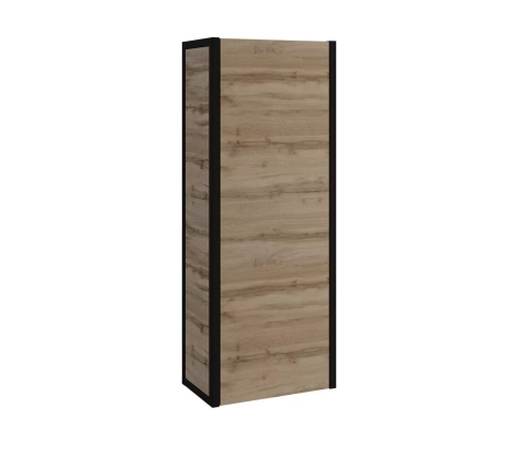 Шкаф навесной 1Marka Grunge loft 35П R, 1 дверь, дуб вотан/черный