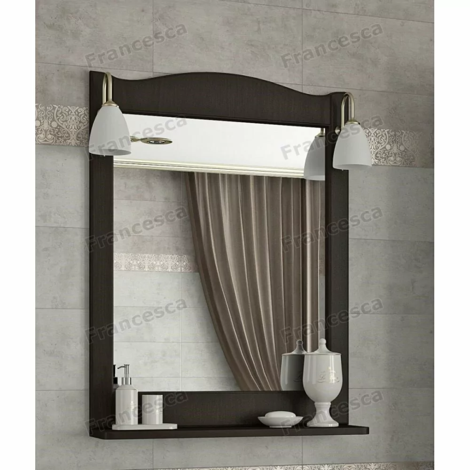 Зеркало Francesca Империя П 60 свет, венге