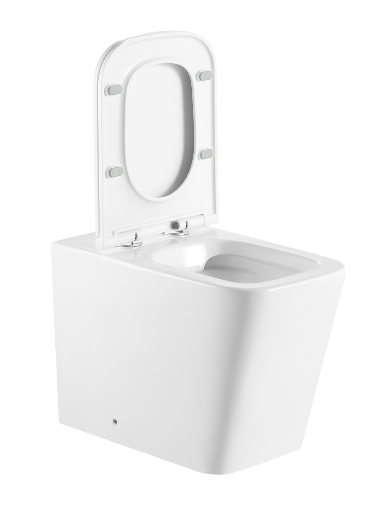 Унитаз Iberica Blanca Bilbao Alto IB.TLA.331.1B1 напольный, безободковый, Tornado, белый